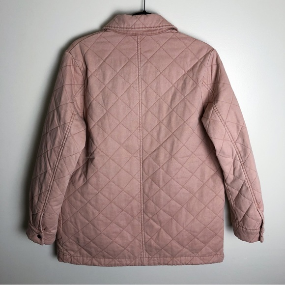 JOIE Pink Quilted Shacket Style Jacket - Picture 6 of 6